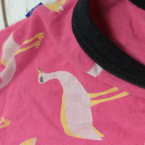 Kickee Pants Pink Black Emu Outfit Set 6-12M - Picture 3 of 11